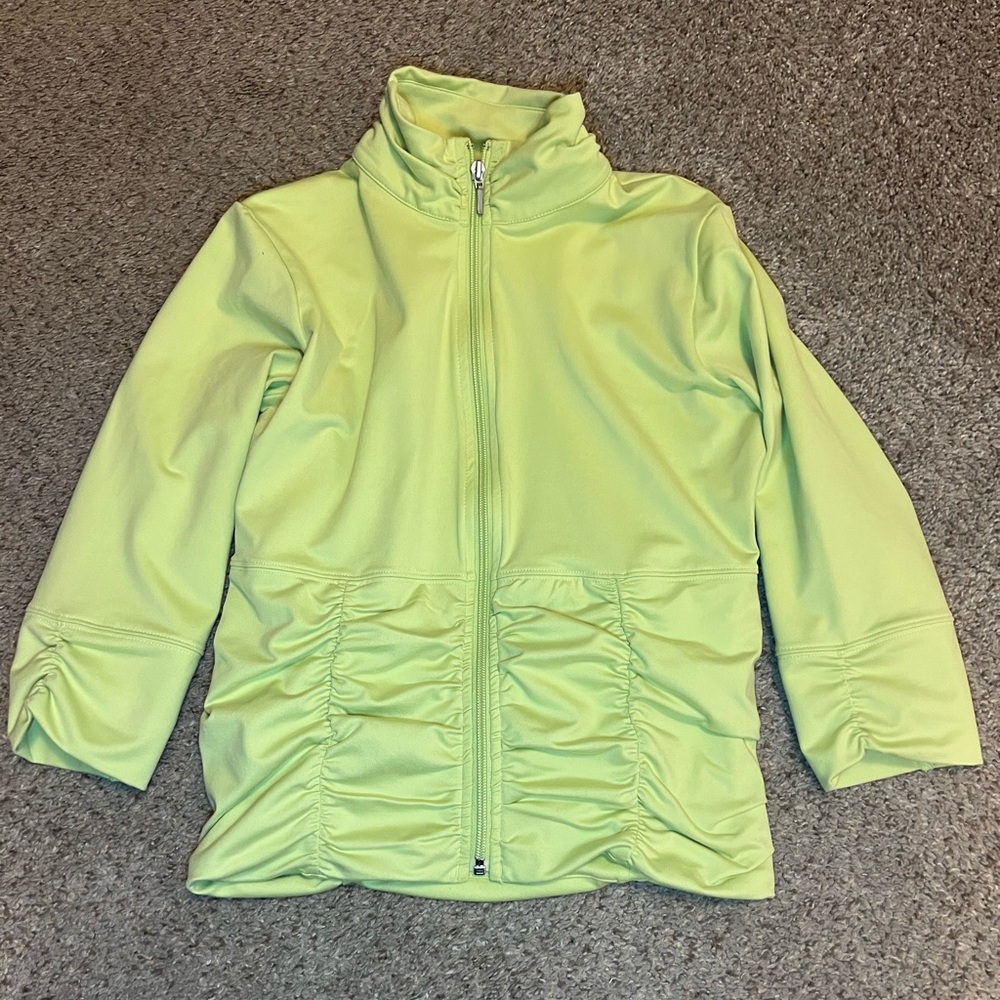 Lucy Lux Bright Green Short Midsleeve Jacket